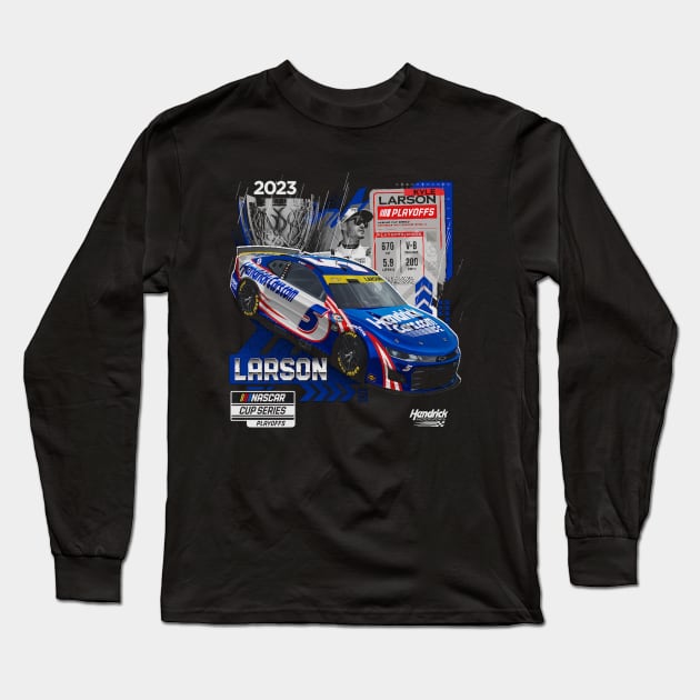 Kyle Larson Series Playoffs Long Sleeve T-Shirt by art.Hamdan